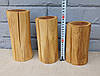 Пеньки із натурального дерева для фотозон, декору, інтер'єру, ручна робота, набір 3 шт., фото 6