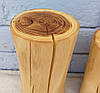 Пеньки із натурального дерева для фотозон, декору, інтер'єру, ручна робота, набір 3 шт., фото 7
