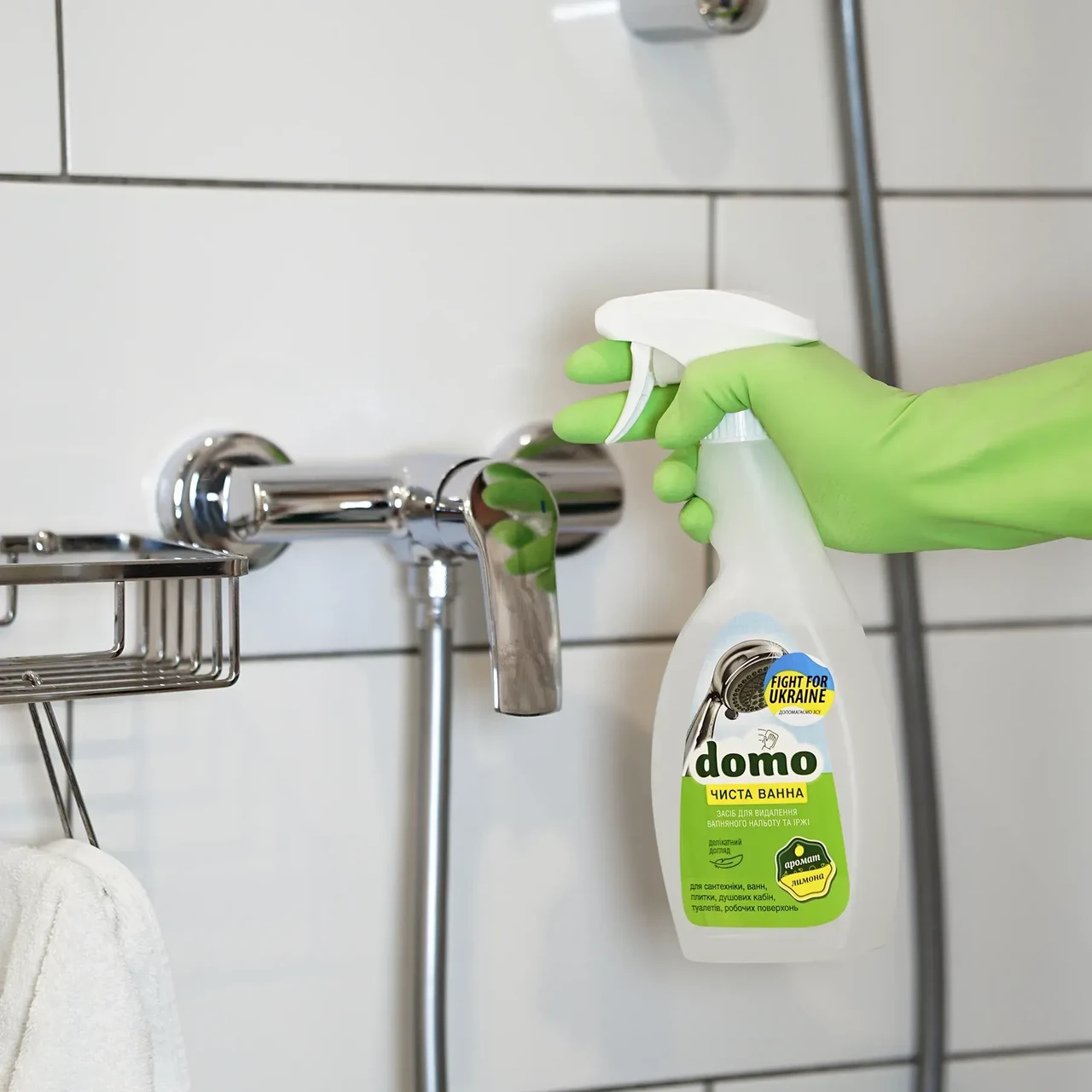 Засіб для видалення вапняного нальоту та іржі, DOMO (тригер 500 мл), (лимон), фото 1