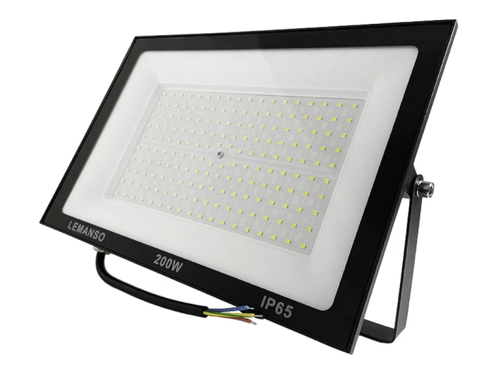 Прожектор LED 200w 6500K  IP65 12000LM LEMANSO  "Нептун" чорний/ LMP103-200, фото 1