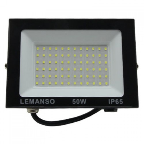 Прожектор LED 50w 6500K  IP65 4000LM LEMANSO  "Посейдон" чорний/ LMP104 50, фото 1