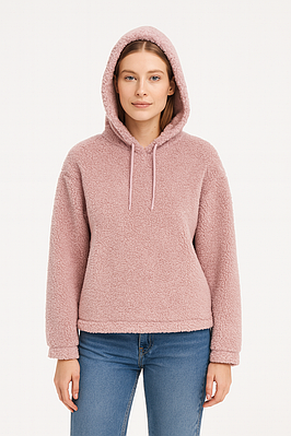 Худі жіноче Тедді рожеве