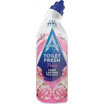 Гель для чищення туалету з ароматом півонії 750 мл Astonish Fresh WC рожевий