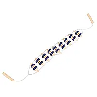 Дерев'яний масажер стрічка  для спини і тіла