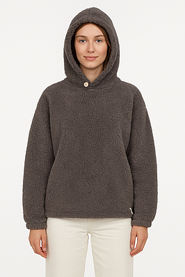 Худі жіноче Тедді коричневе