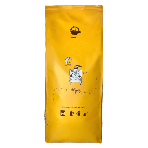 Ящик! Кава в зернах Gufo Strong 10кг Україна робуста вендінг міцна кава, фото 1