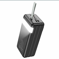 Повер банк Hoco 60000 mAh 22.5W Швидка Зарядка + ліхтар J86B 4USB