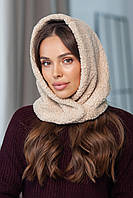 Капюшон "Тедді" Люкс, колір бежевий