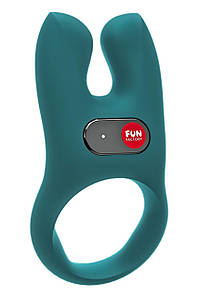 Ерекційне віброкільце Fun Factory Nos бірюзове, 8 см