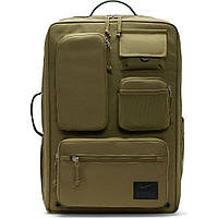 Тактичний спортивний рюкзак Nike Utility Elite Green для походів з відділенням для ноутбука