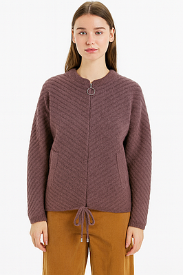 Кофта жіноча альпака фіолетова (0031)