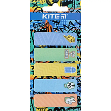Закладки паперові Kite з малюнком, 5х15х50мм,100 шт, прямокутні