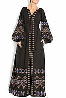 Заготовка для вишиванки Сукня жіноча довга Бохо 15 ТМ "Світанок"