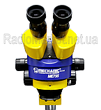 Мікроскоп настільний бінокулярний MECHANIC MC75S-B11, з 7X-45X зумом, фото 2