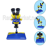 Мікроскоп настільний бінокулярний MECHANIC MC75S-B11, з 7X-45X зумом, фото 3