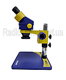 Мікроскоп настільний бінокулярний MECHANIC MC75S-B11, з 7X-45X зумом, фото 5