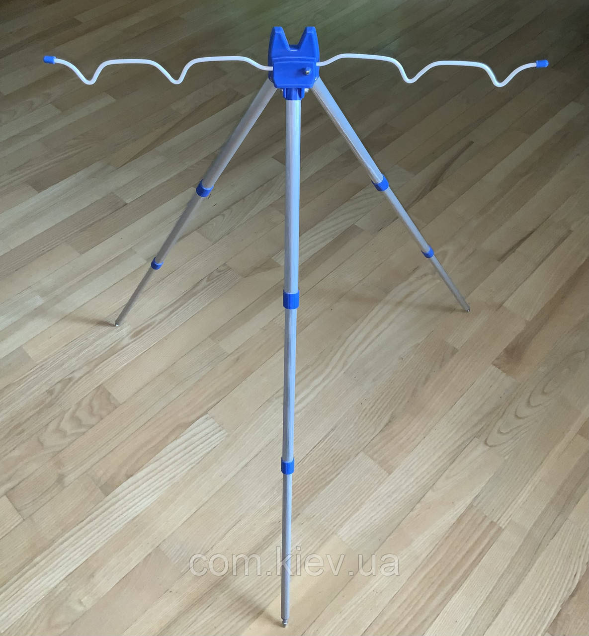 Легка компактна фідерна тринога, трипод, підставка для вудлищ алюмінієва, фото 1