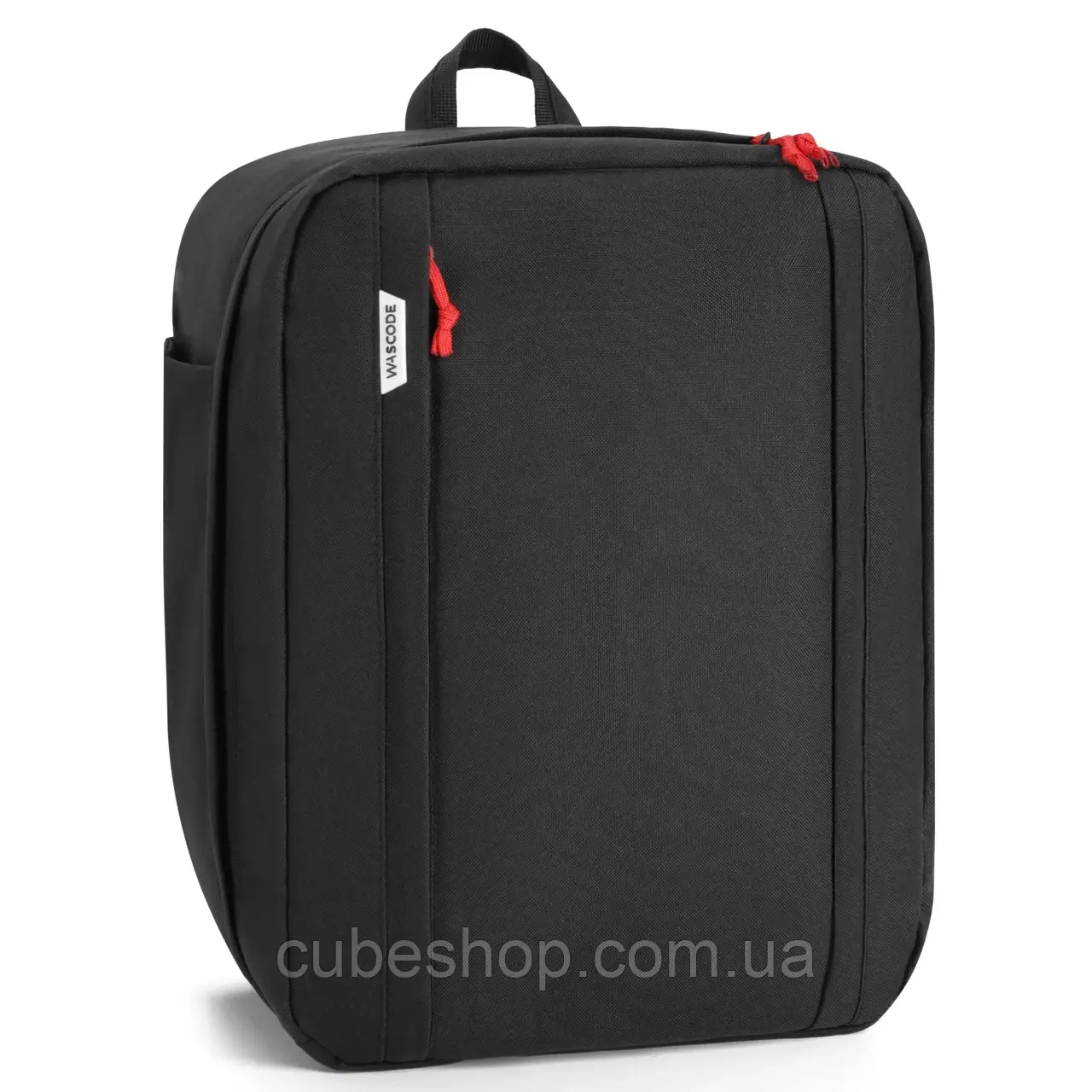 Рюкзак для ручної поклажі Wascobags Verona Black RP 40х30х20 (чорний) - Wizz Air / Ryanair