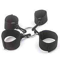 БДСМ фіксатори рук і ніг - Чорний - Садо-мазо