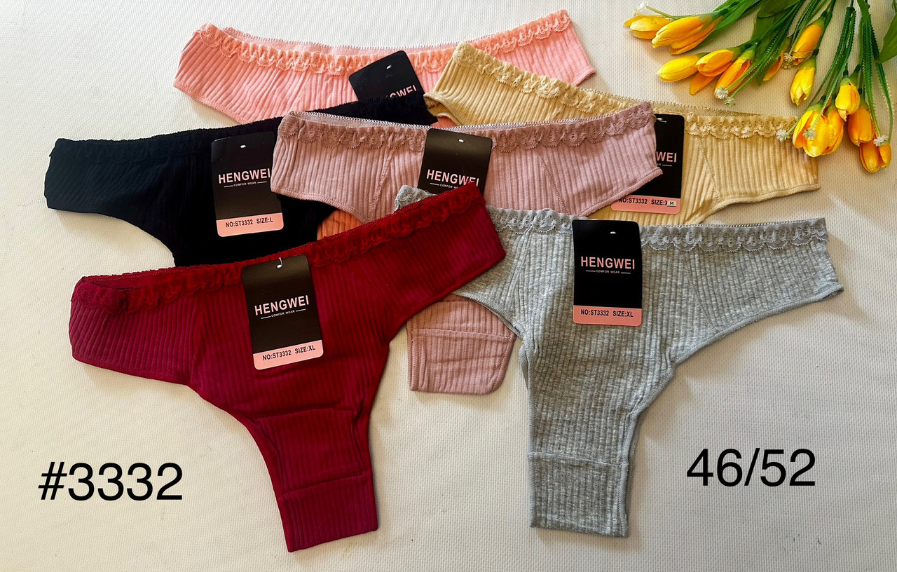 Трусики хлопок в рубчик 46/52