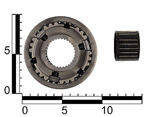 Шестірня КПП ВАЗ 21083, 3 передачі уб. (муфта, шестерня, синхрон) (під синхрон 2110), фото 2