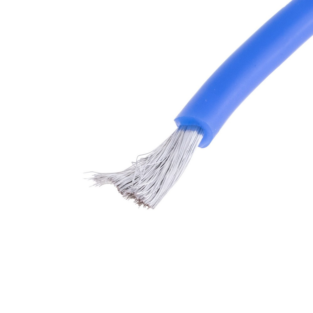 Силіконовий дріт 14AWG (2.0mm2-400/0.08TS) синій, 1 м