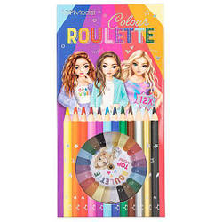 Top Model Набір кольорових олівців 12 шт кольорова рулетка 12103