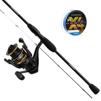 Набір спінінговий Flagman Optimum з котушкою Stinger 3000S та шнуром Orbion PE X4 0.14 мм 150 м
