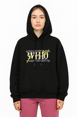 Худі жіноче з капюшоном Beautiful Wild чорне