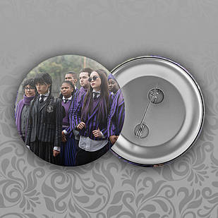 Значок 56 мм Wednesday 011