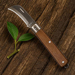 Садовий окулярний ніж HUFENG із зігнутим лезом для щеплення та обрізки рослин