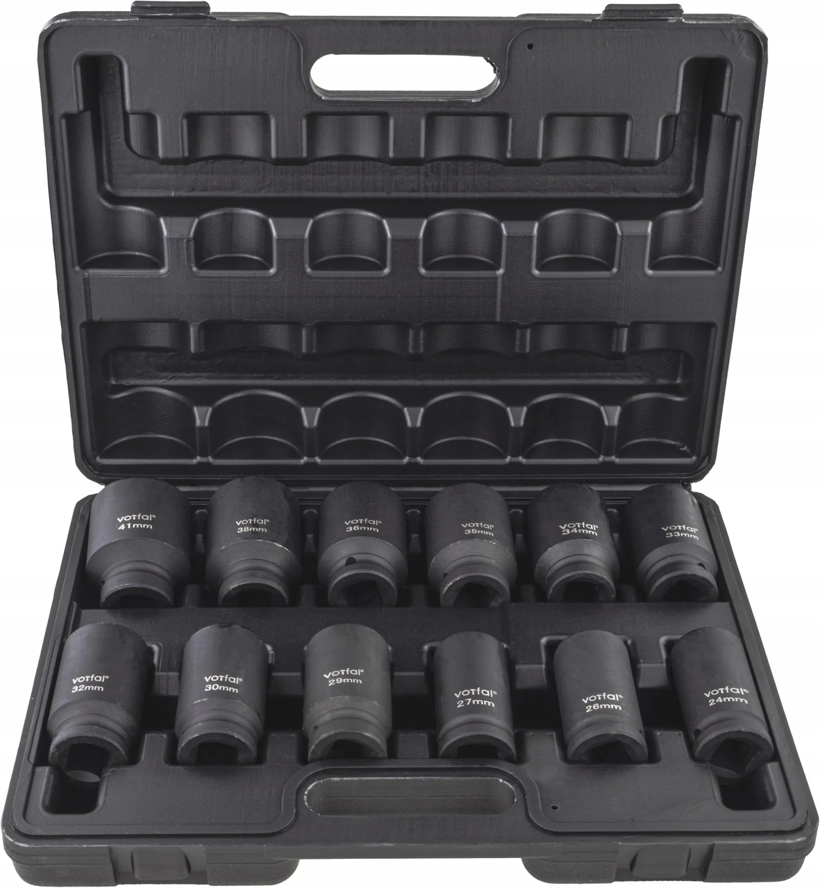 Набір ударних головок 3/4" 12 од. 24-41 мм Falon-Tech FT2687, фото 1