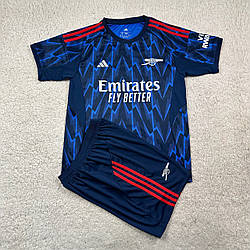 Футбольна форма Арсенал синя 2025-26