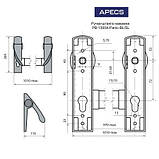 Ручка-штанга натискна APECS PB-1300A-Panic-BL/SL (UA), фото 3