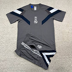 Футбольна форма Реал Мадрид тренувальна сіра 2025-26