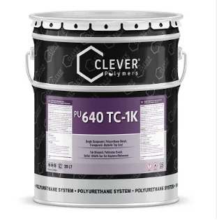 Захисне фінішне покриття  Clever Polymers PU 640 TC, Прозорий