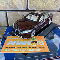 Металева машинка Lexus LS500 16см Іграшкова модель Лексус колекційна іграшка для дітей (світло, звук)
