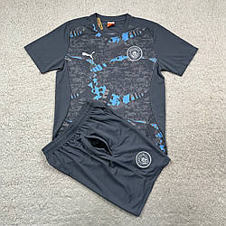 Футбольна форма тренувальна сіра Ман Сіті 2025-26