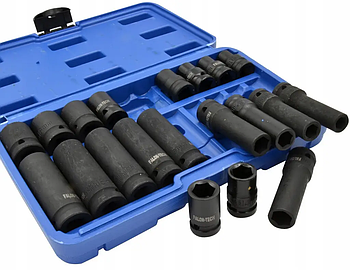 Набір ударних головок 1/2" 10-19 мм 20 од. Falon-Tech FT2012P