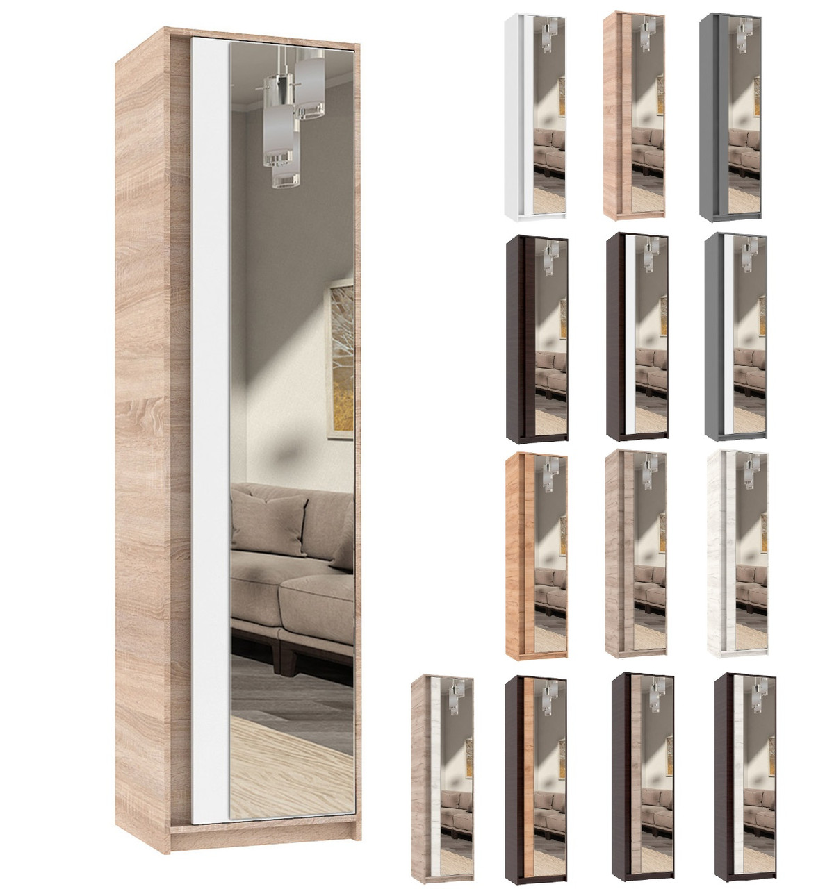 Шафа Брайт 520 з дзеркалом, фото 1