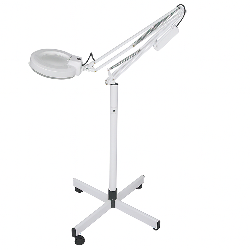 Професійна лампа-лупа на штативі 22W, холодне світло M-2021 (OS 000153), фото 1