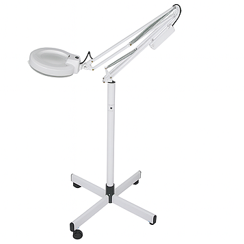 Професійна лампа-лупа на штативі, холодне світло M-2021 (OS 000152)