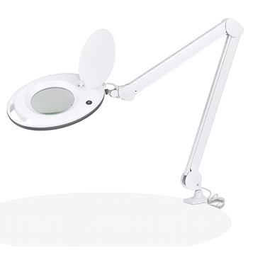 Професійна лампа-лупа з регулюванням яскравості (холодне/тепле світло, 1–12W) (6027K_3D12W)