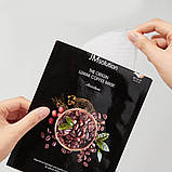 Тонізуюча тканинна маска для обличчя з кофеїном і екстрактом копі-лювак JMsolution The Origin Luwak Coffee Mas, фото 2