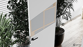 Двері прихованого монтажу Trend (на себе / outside) сірий алюминий, фото 3