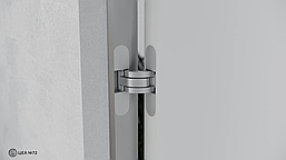 Двері прихованого монтажу Trend (на себе / outside) сірий алюминий, фото 4