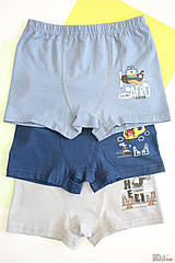 ОПТОМ Трусики боксери 3 шт. "Pilot" для хлопчика (3-4 роки) Pier Lone 8681788593674