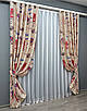 Комплект (2шт. 1х2,7м.) готових фото-штор. Колекція "Лондон". Колір різнокольоровий. Код 914ш 31-454, фото 3