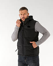 Жилетка чоловіча The North Face спортивна чорна тнф Зе Норт Фейс жилет, фото 5