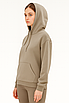 Худі жіноче напівбатал бежеве (5025), фото 2